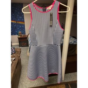 New w/ Tags Monteau Pinstripe Dress - Medium